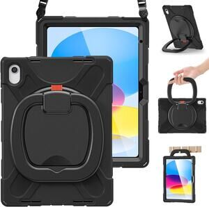 BRAECN Case For IPad (A16) 11th/10th Generation 11”/10.9'' 2025/2022, Black